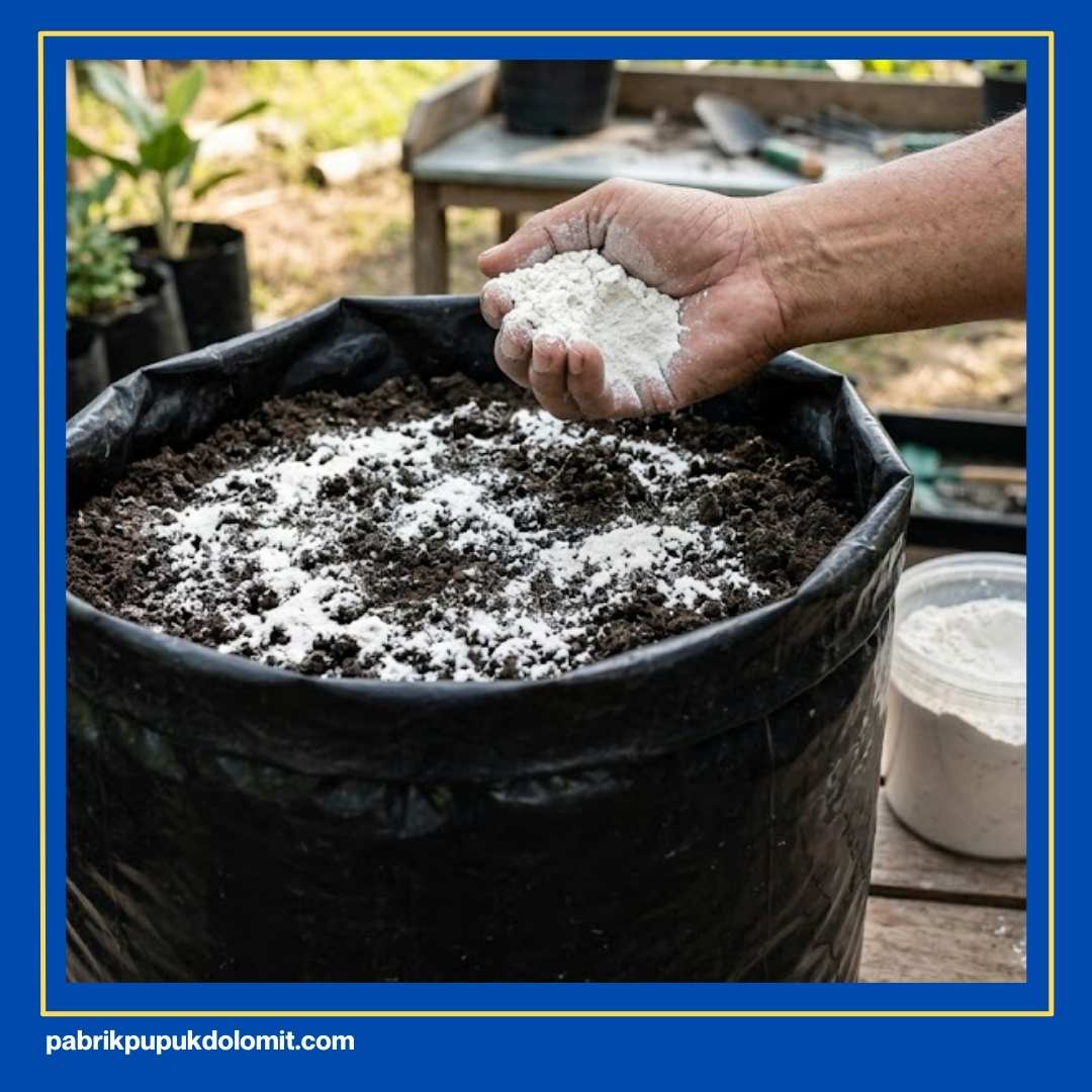 Dosis Dolomit per Polybag 