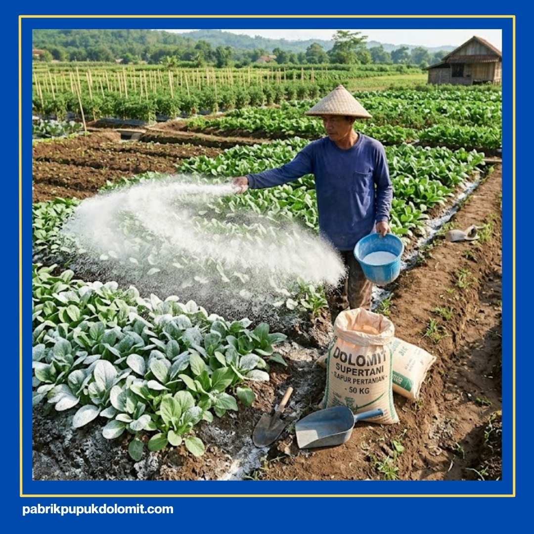 cara menggunakan dolomit dengan benar