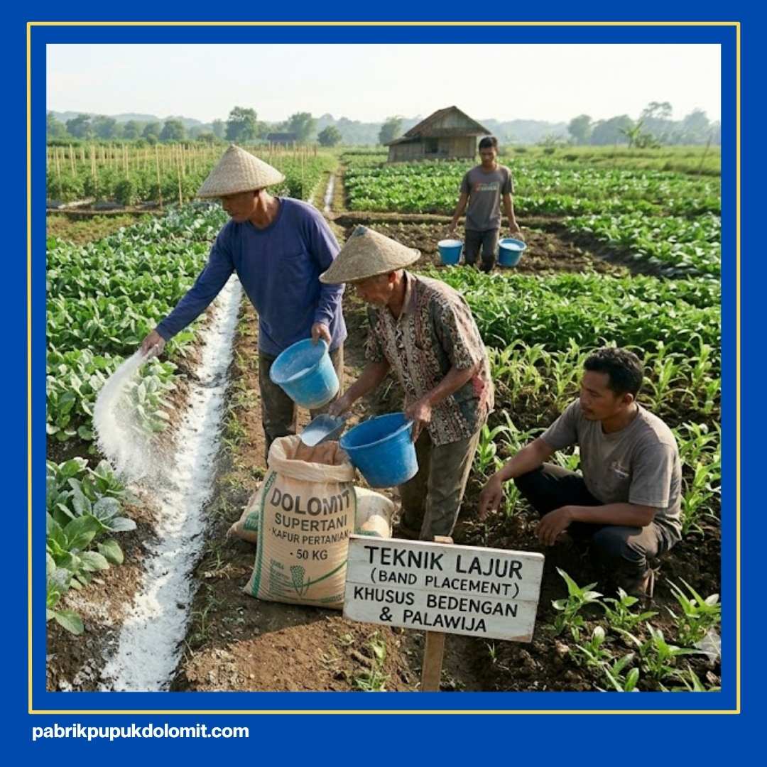 cara menggunakan dolomit dengan benar