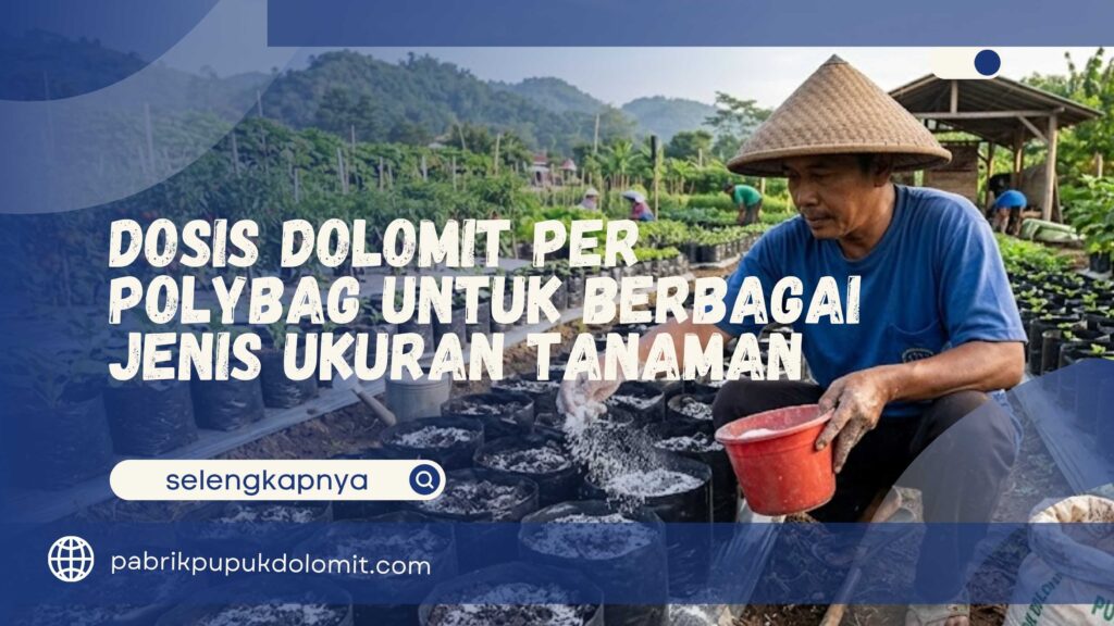 Dosis Dolomit per Polybag