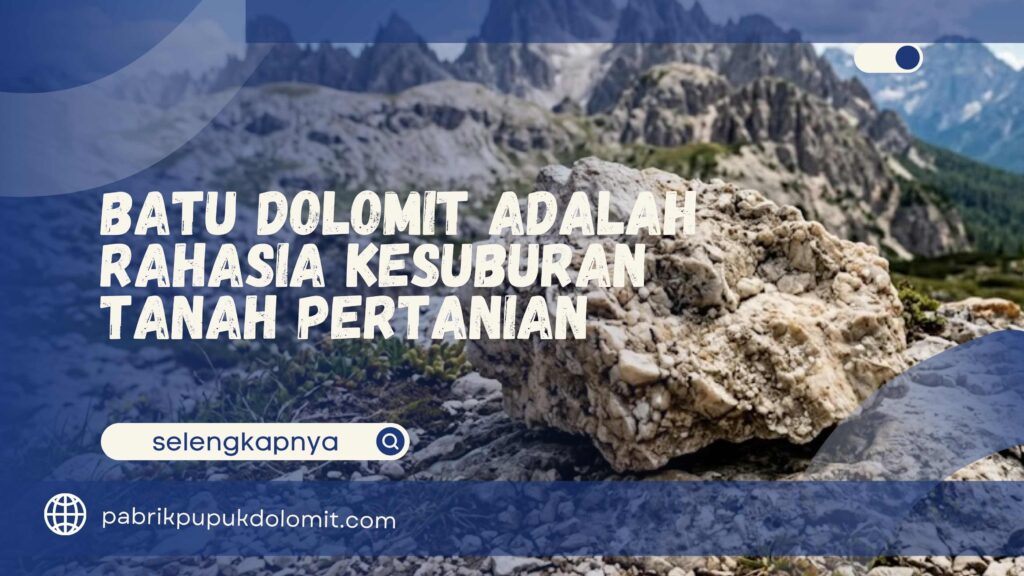 batu dolomit adalah