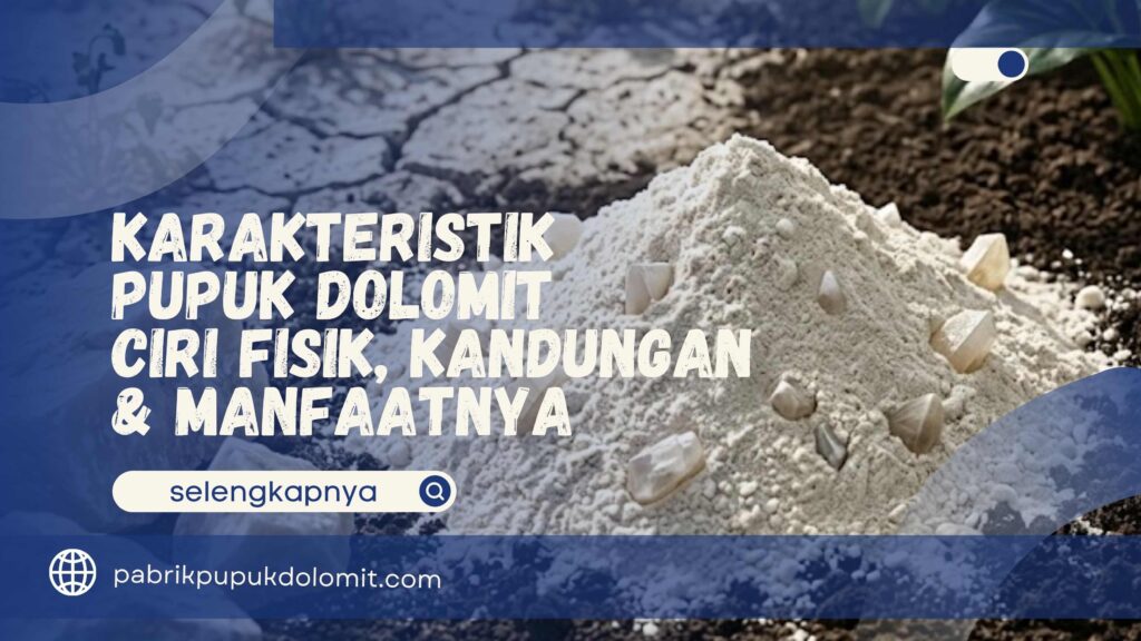 karakteristik pupuk dolomit