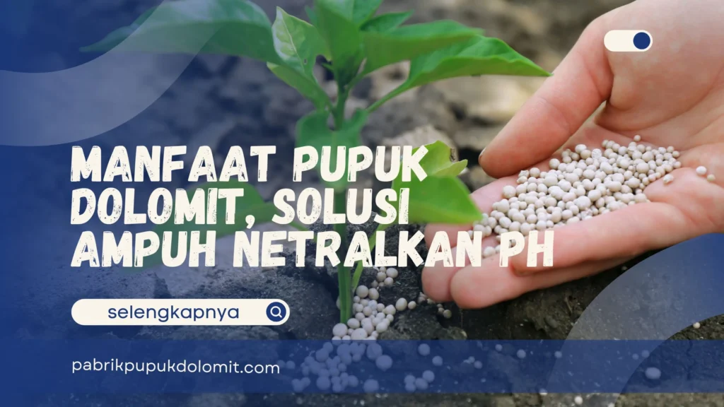 Manfaat Pupuk Dolomit