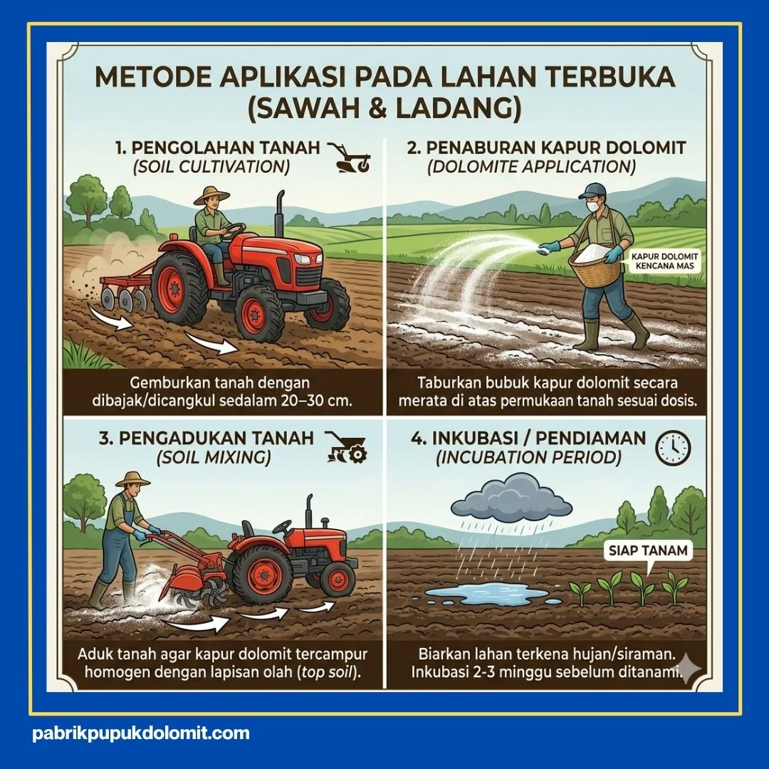 Cara Menggunakan Pupuk Kapur Dolomit