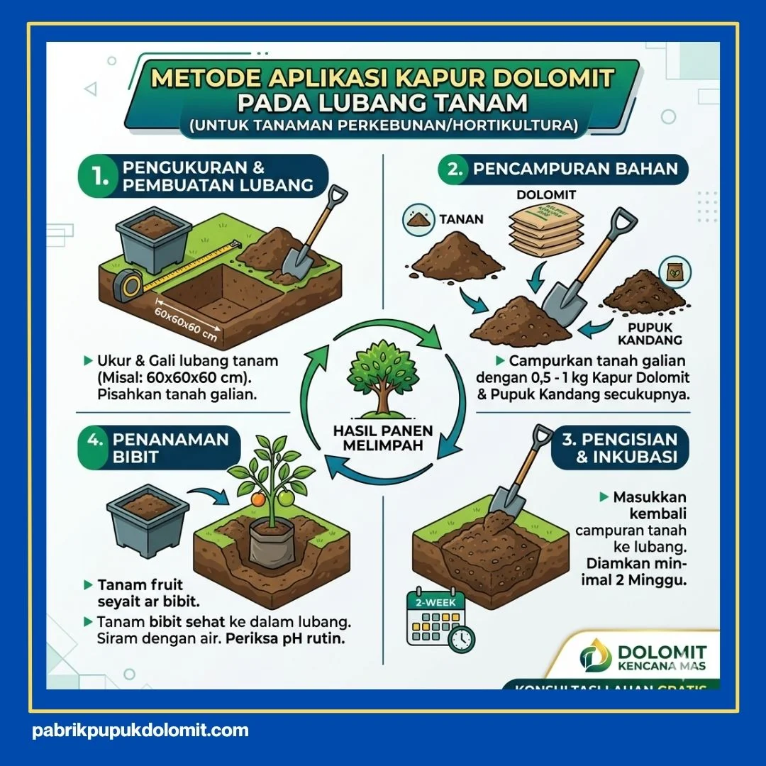 Cara Menggunakan Pupuk Kapur Dolomit