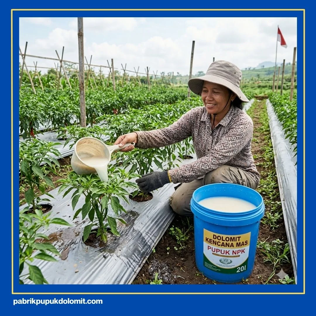 Pemberian Dolomit Setelah Tanam Cabe