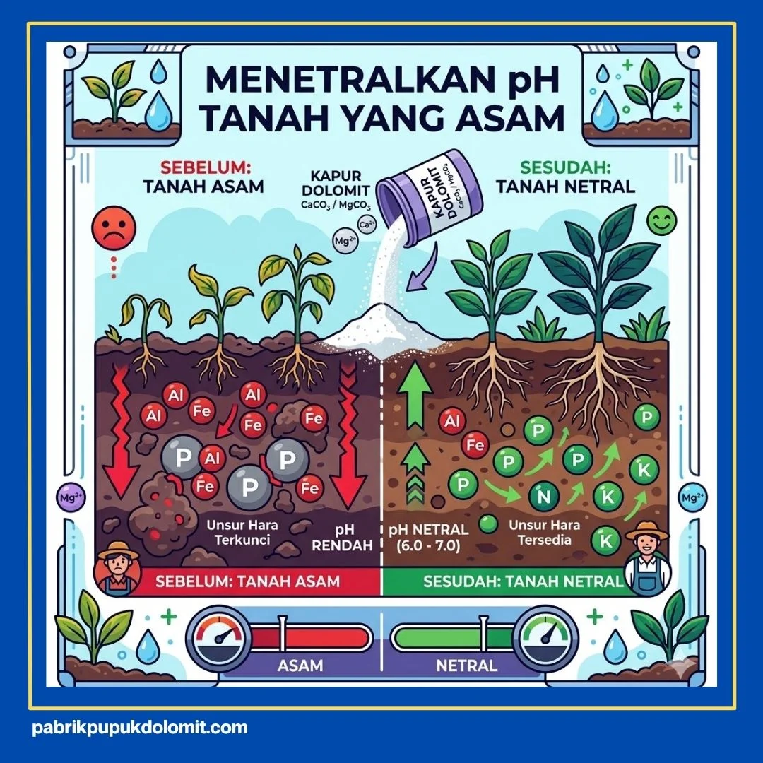 Manfaat Dolomit untuk Tanah
