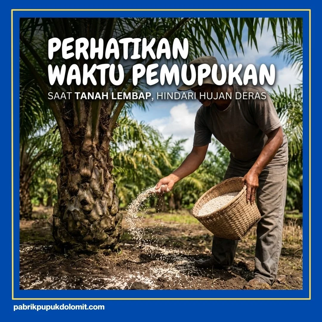 Takaran Pupuk Dolomit untuk Sawit Umur 7 Tahun