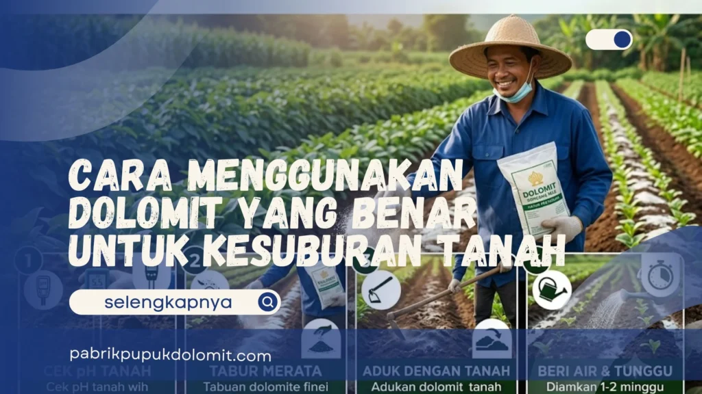 Cara Menggunakan Dolomit