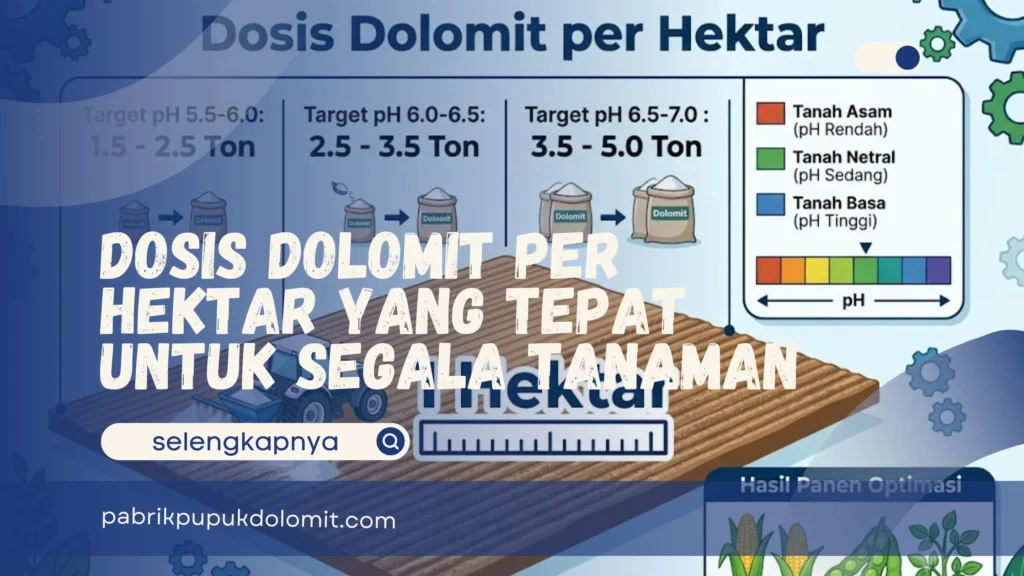 Dosis Dolomit per Hektar