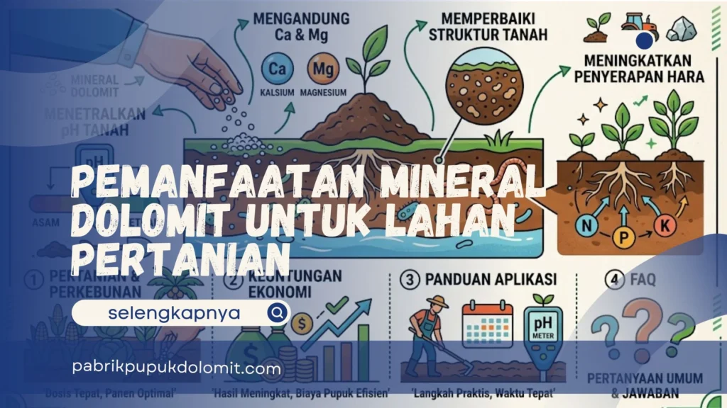 Pemanfaatan Mineral Dolomit
