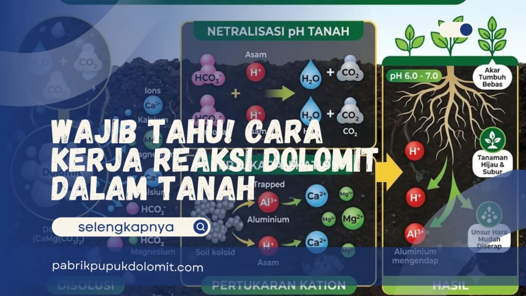 Reaksi Dolomit dalam Tanah
