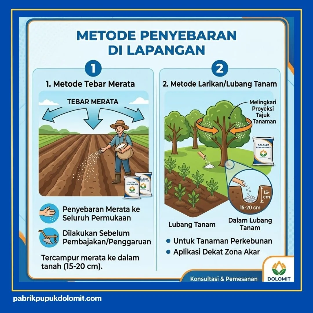 Cara Menaikkan pH Tanah Dengan Dolomit