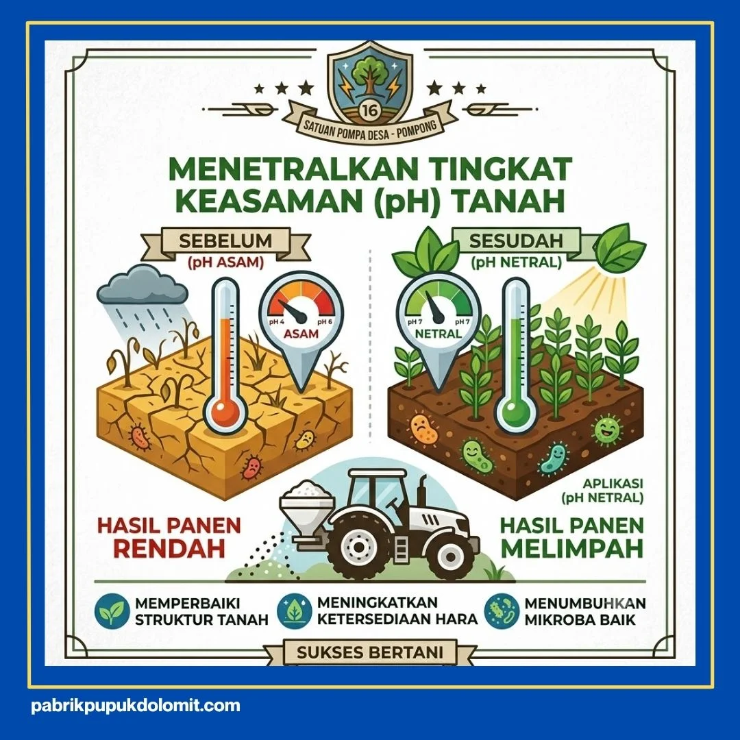 Fungsi Kapur Dolomit untuk Tanaman