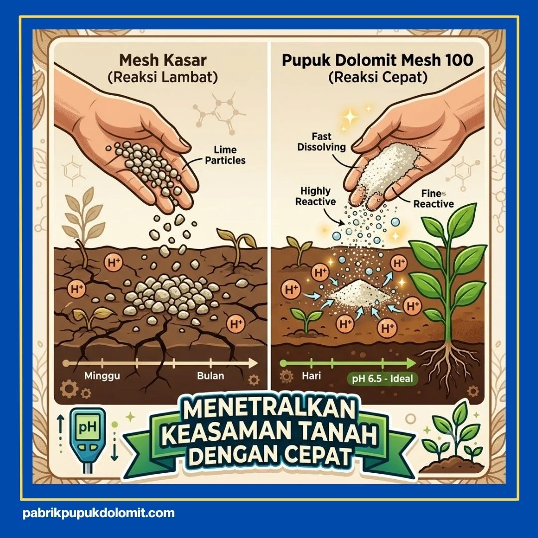Pupuk Dolomit Mesh 100
