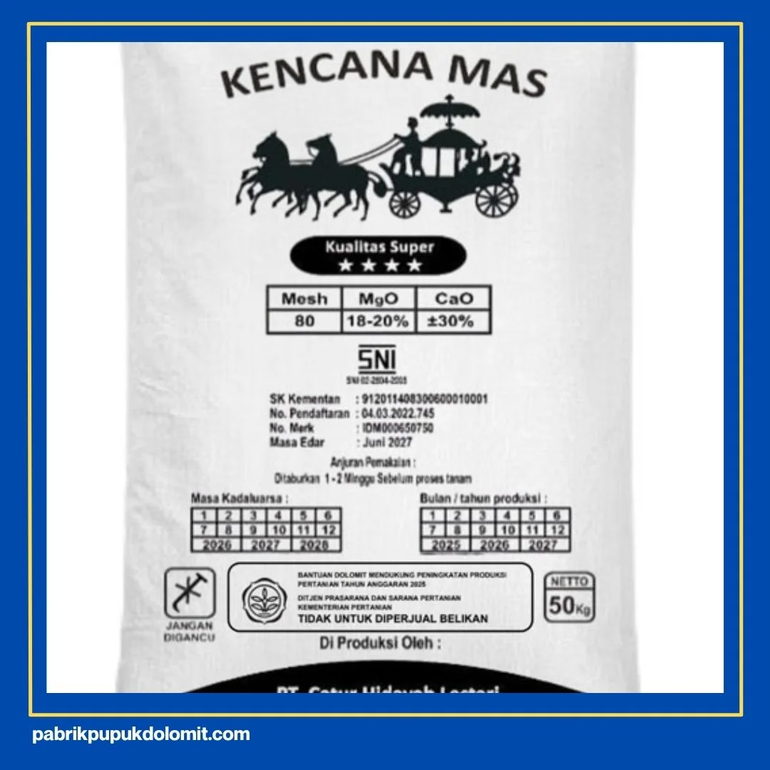 Merk Pupuk Dolomit Terbaik