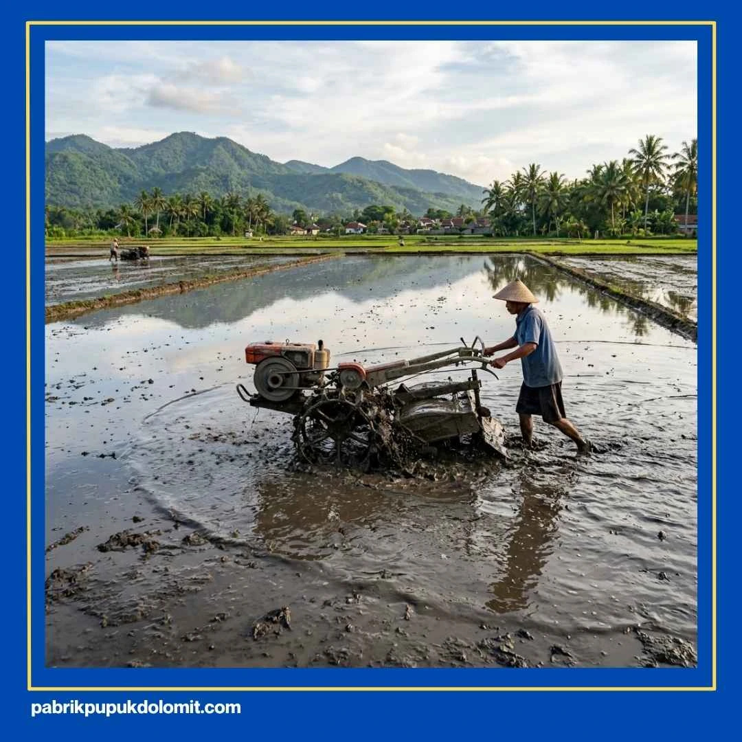 Cara Penggunaan Dolomit untuk Padi