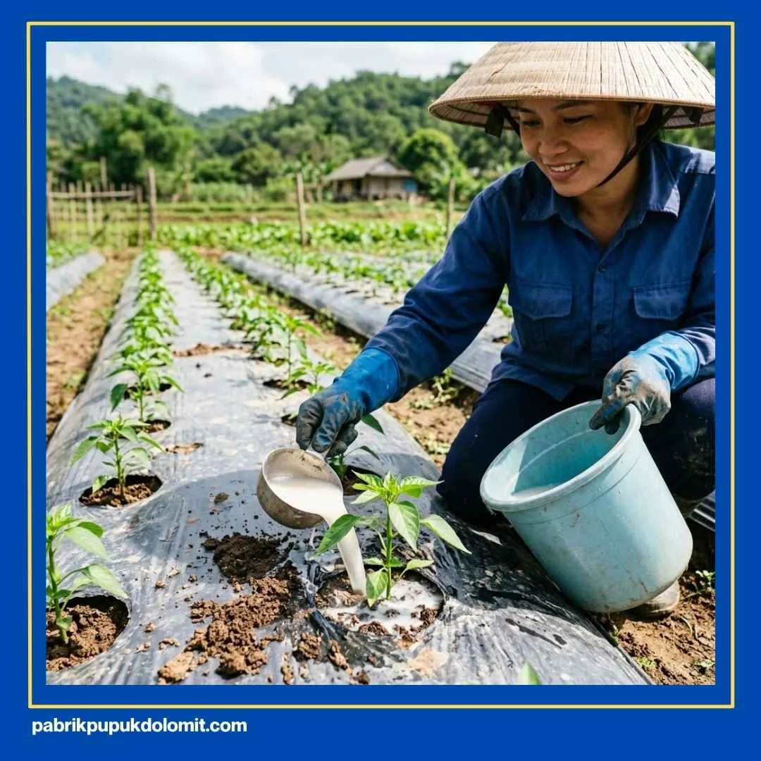 Dosis Kocor Dolomit untuk Cabe