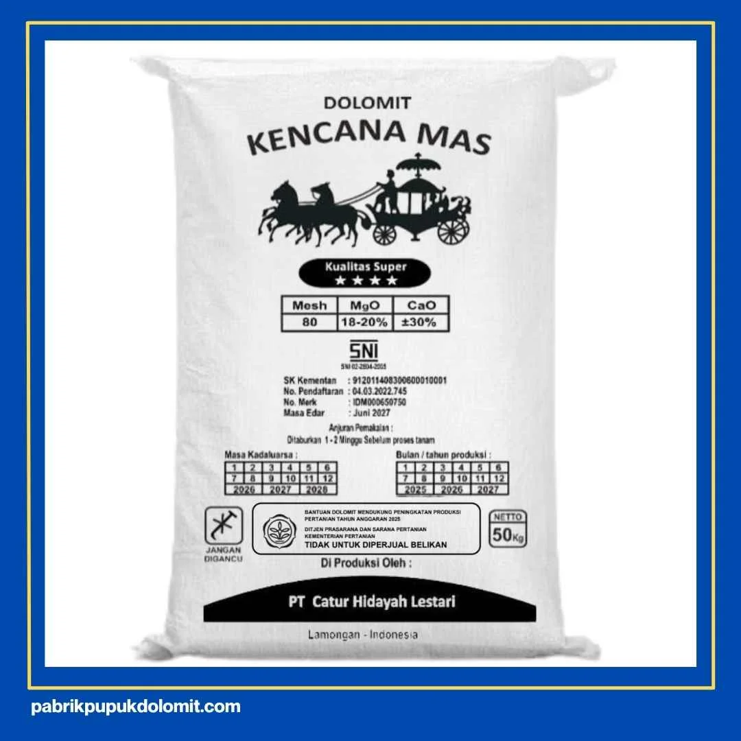 Harga Pupuk Dolomit 50 kg