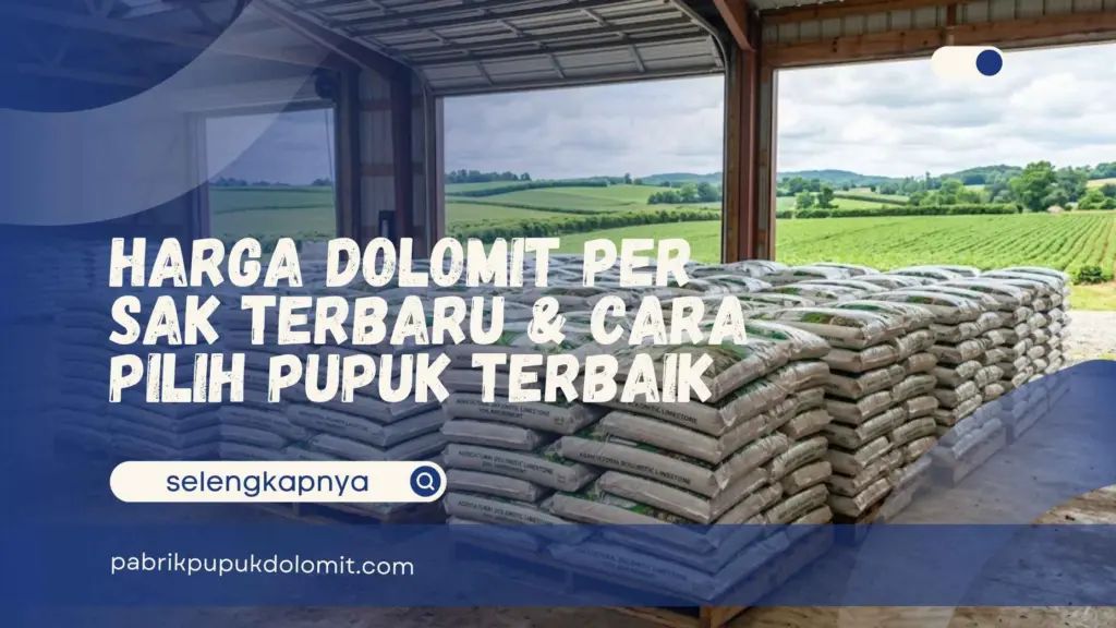 Harga Dolomit per Sak