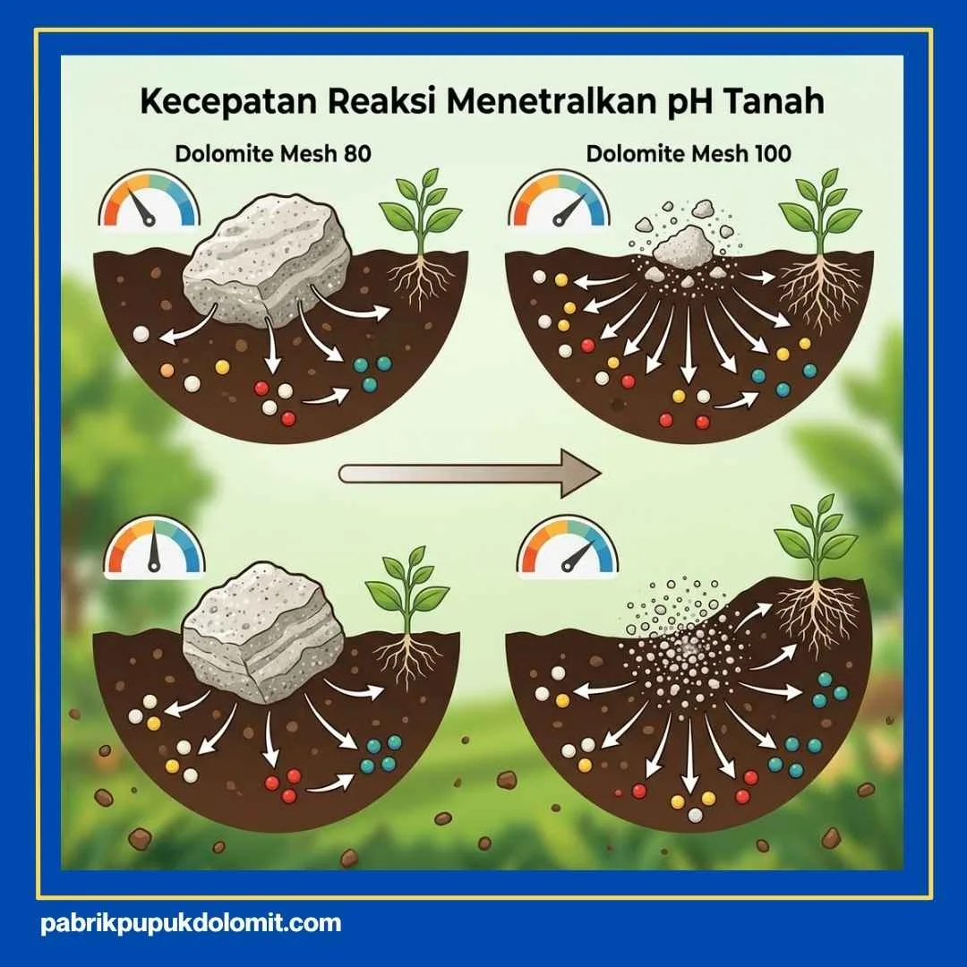 Perbedaan Dolomit Mesh 80 dan 100